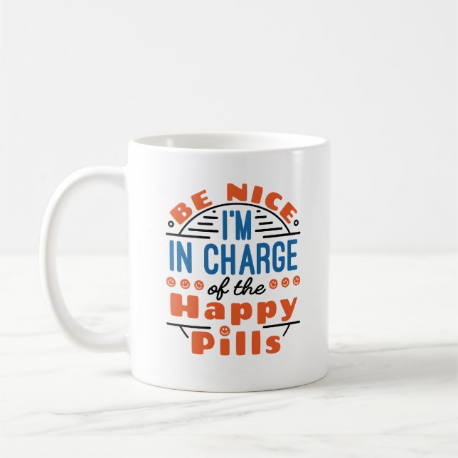 Mug Sois gentil Je suis responsable de la pharmacie Ha (Gauche)