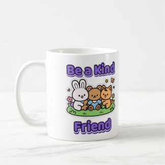 Mug Sois un Ami Gentil Amis Animaux Mignons Gentilless