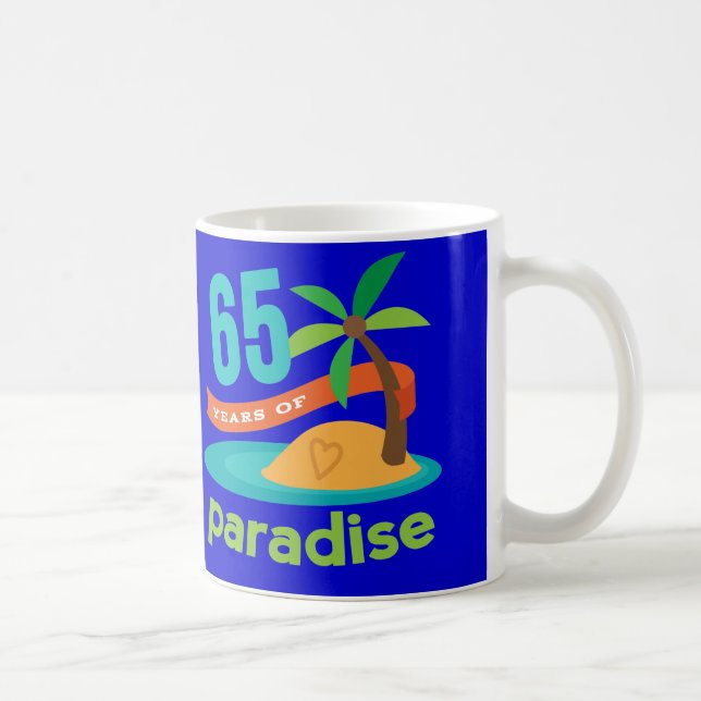 Mug soixante-cinquième Cadeau drôle d'anniversaire de (Droite)
