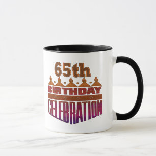 Mug soixante-cinquième Cadeaux de célébration