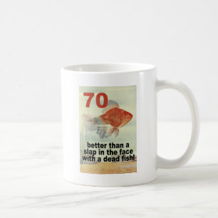 Mug Soixante-dixième anniversaire drôle