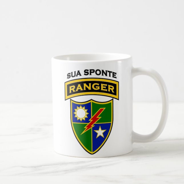 Mug soixante-quinzième Garde forestière Rgt - rouleau (Droite)