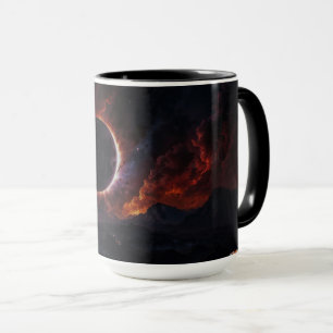 Mug Solar Eclipse Chef-d'oeuvre cosmique Xzendor7 Art 