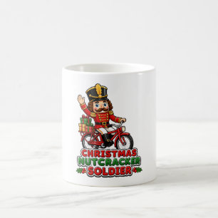 Mug Soldat Casse-Noisette de Noël à Vélo