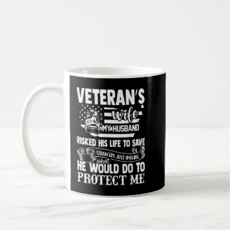 Mug Soldat du mari de l'armée de la femme vétéran dit 