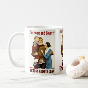 Mug Soldat patriotique vintage pour le prêt pour la li
