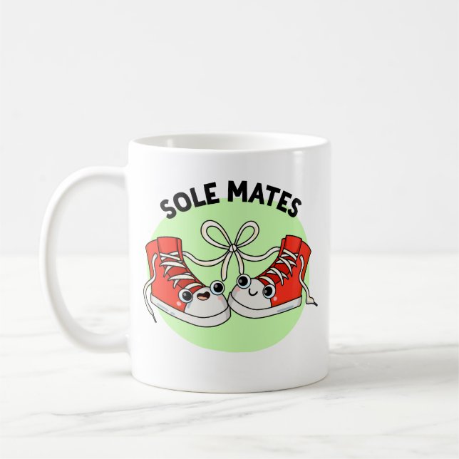 Mug Sole Mates Funny Chaussure Pun (Gauche)