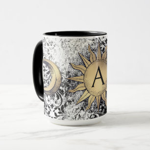 Mug Soleil d'or et lune