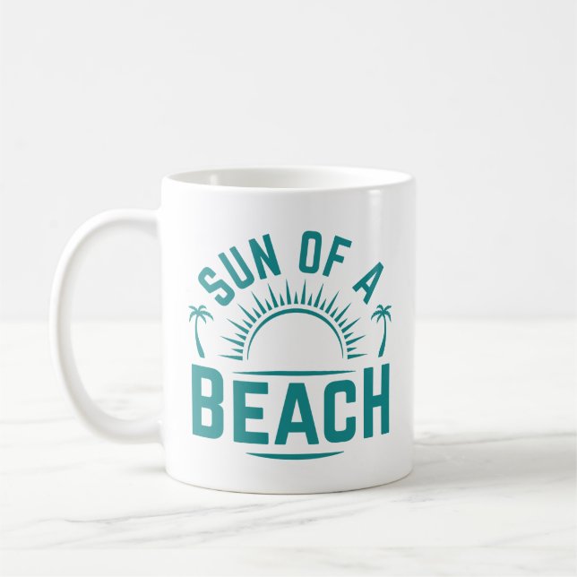 Mug Soleil D'Une Plage (Gauche)