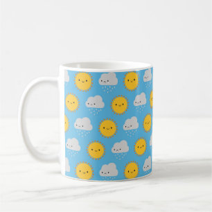 Mug Soleil et pluie Kawaii