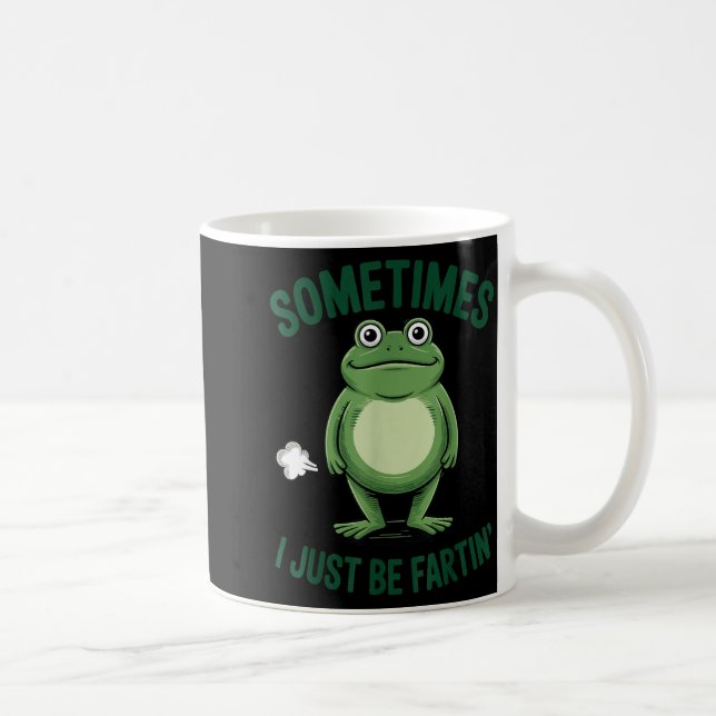 Mug Sometimes I Just Be Farting Frog Christmas Funny F (Droite)