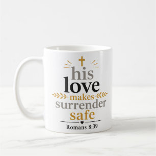 Mug Son Amour Rend La Reddition Sûre Écriture Chrétien