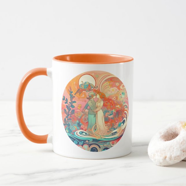 Mug Son Amour, Son Chemin (Avec donut)