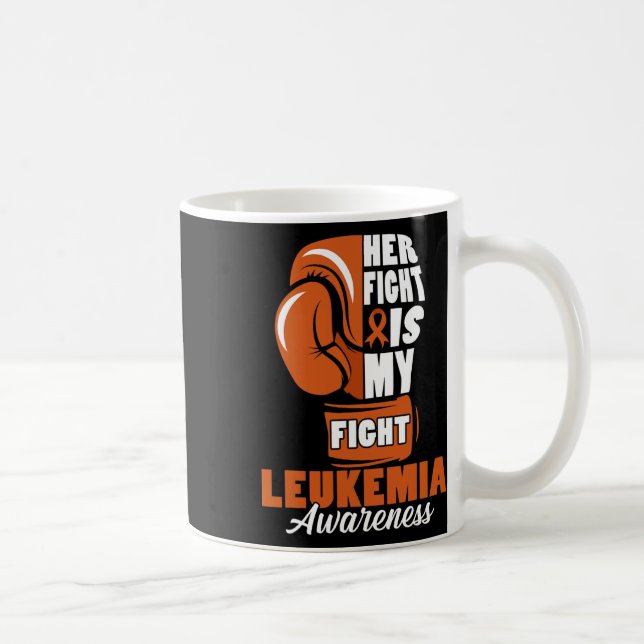 Mug Son combat est mon combat Mois de sensibilisation  (Droite)