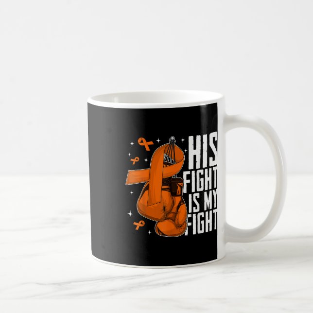 Mug Son combat est mon combat Mois de sensibilisation  (Droite)