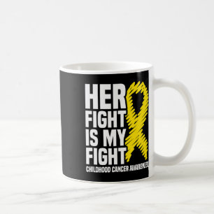 Mug Son combat est mon combat ruban sensibilisation au