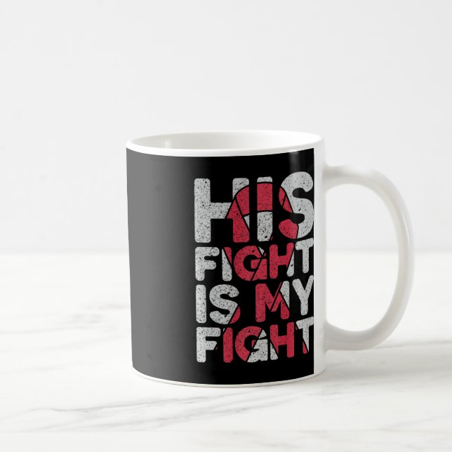 Mug Son combat est My Fight Brain Aneurysm Support (Droite)