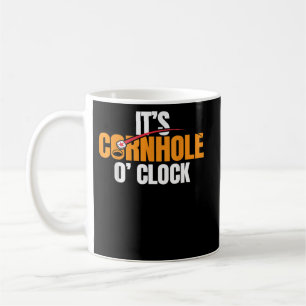 Mug Son Cornhole O Horloge Cornhole Joueur Cornhole