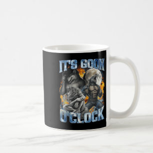 Mug Son fou il est l'heure Cool Drôle Alpha Loup Loup-