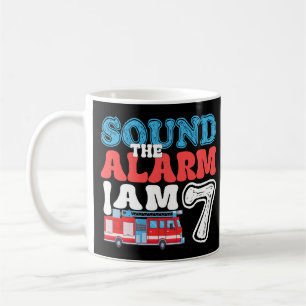 Mug Son L'alarme J'ai 7 7e anniversaire Pompier