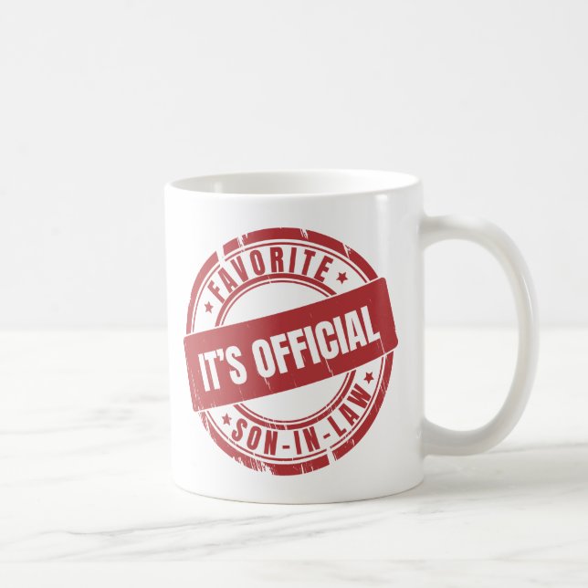 Mug Son Officiel Est Le Fils Préféré En Droit (Droite)
