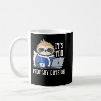 Mug Son Trop Peuple À L'Extérieur De Sloth