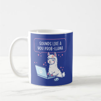 Mug Sonne comme un problème de lama - Lama de bureau m
