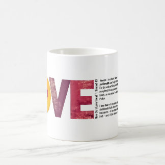 Mug Sonnet 43 personnalisable de la Saint-Valentin vin