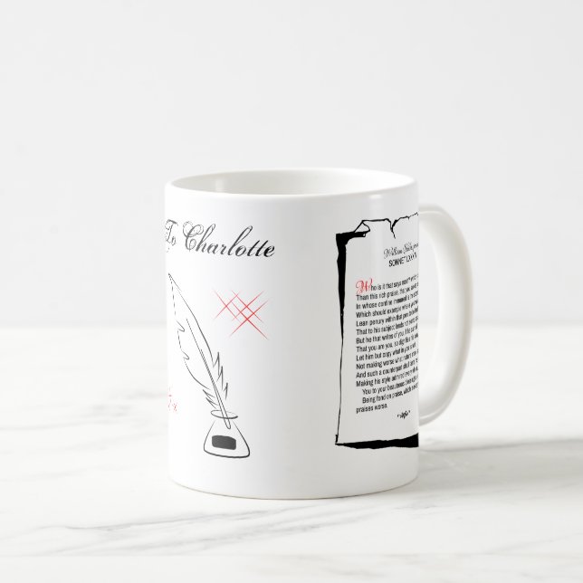 Mug Sonnet 84 de Shakespeare (Devant droit)