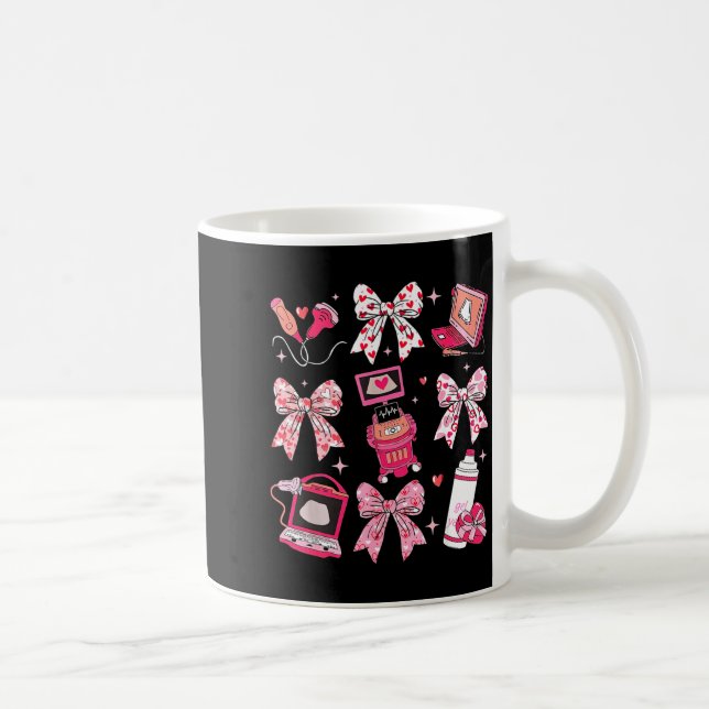 Mug Sonographe à noeud papillon Coquette Saint-Valenti (Droite)
