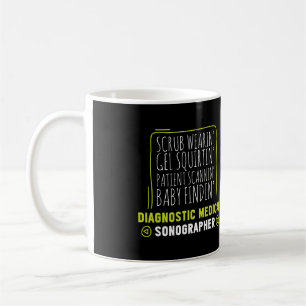 Mug Sonographer Scrub Porter Ultrasound Tech Cadeau