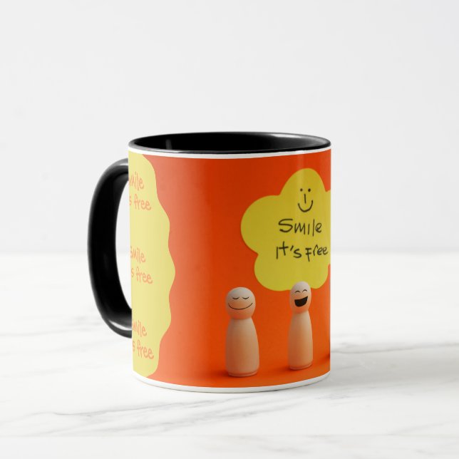 Mug Sonríe, es gratis (Devant gauche)