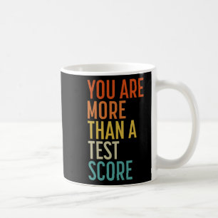 Mug Sont Plus Qu'Un Test Score Enseignant Vintage Test