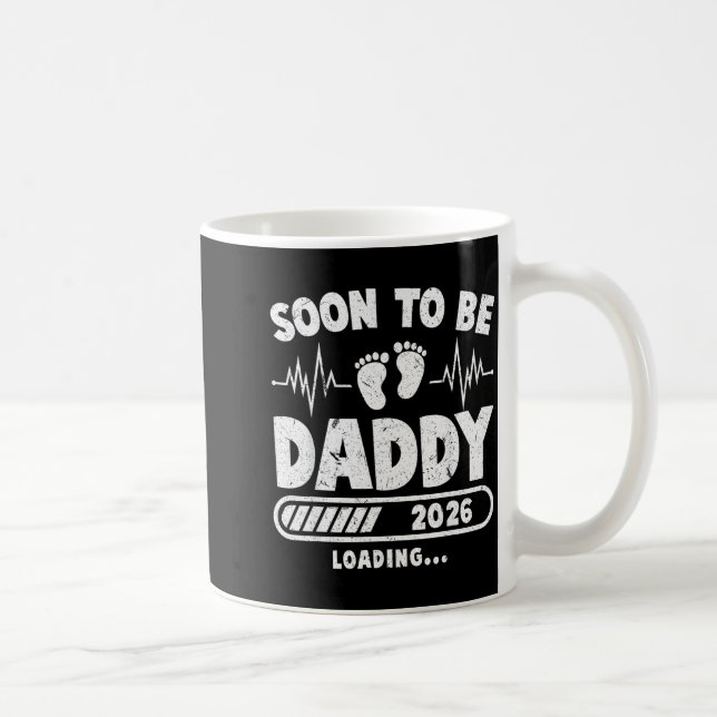 Mug Soon To Be Daddy Est. 2026 New Dad Fathers Day Fir (Droite)