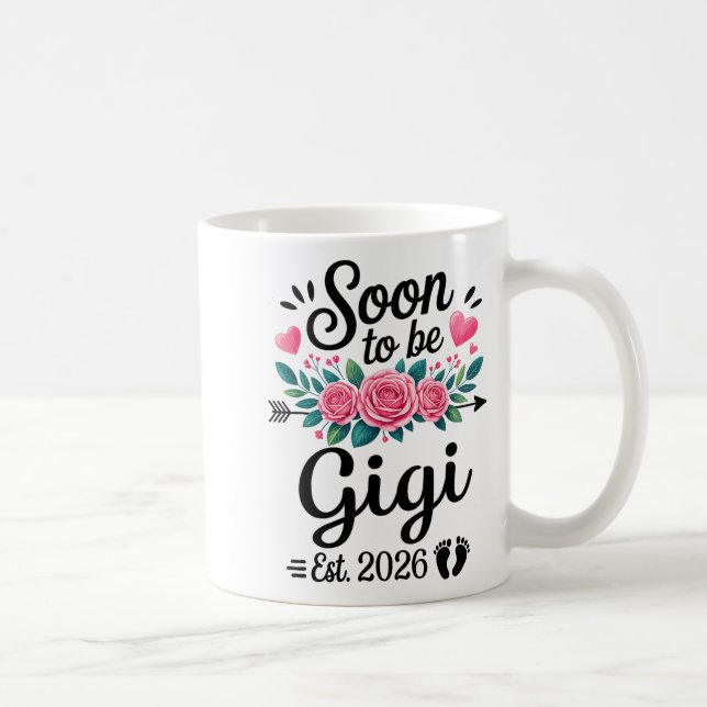 Mug Soon To Be Gigi 2026 Announcement Promoted To Gigi (Droite)