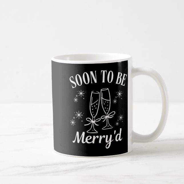 Mug Soon To Be Merry'd Christmas Couple Engagement  (Droite)