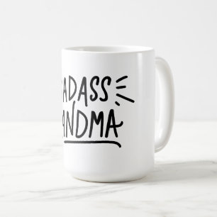 Mug Sophistication fine : Grand-mère en Badass