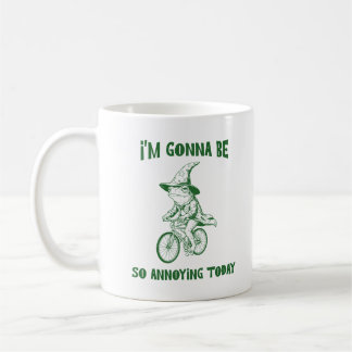 Mug Sorcier Grenouille Drôle à Vélo Citation Sarcastiq