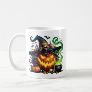Mug Sorcière de citrouille méchante Chaudron