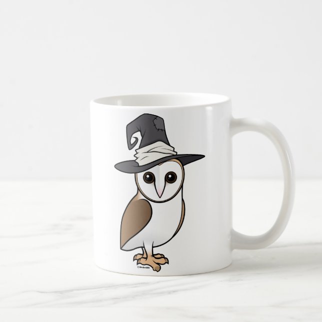 Mug Sorcière de hibou de grange de Birdorable (Droite)
