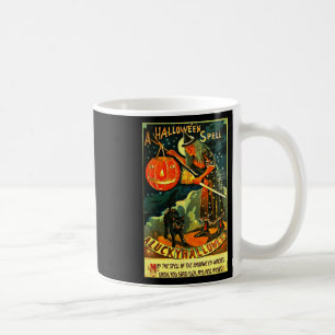 Mug Sorcière d'Halloween Art Retro vintage