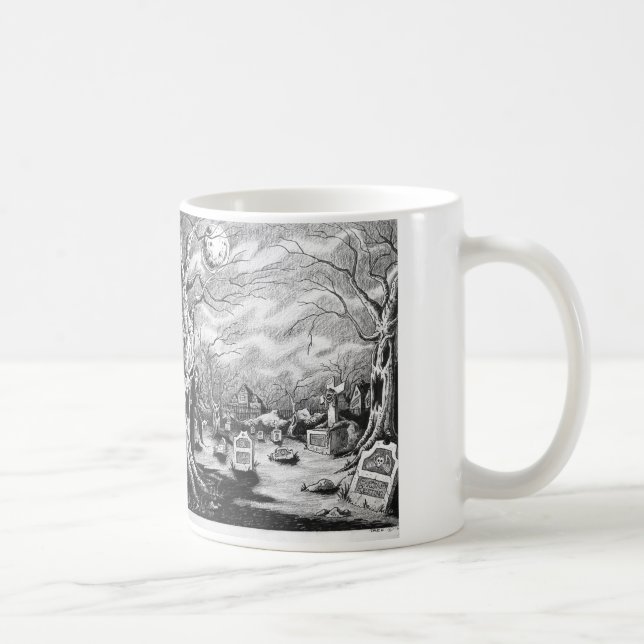 Mug Sorcière et cimetière (Droite)