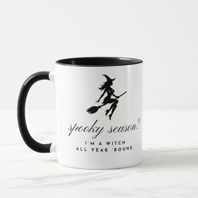 mug sorcière Halloween (Gauche)