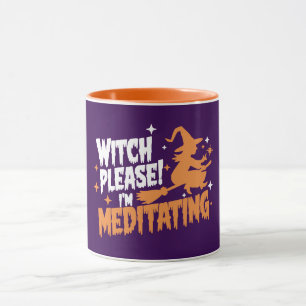 Mug Sorcière S'il vous plaît, je suis en train de médi