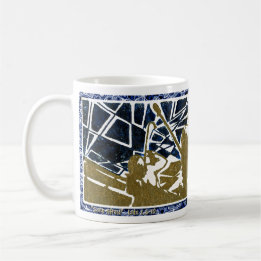 Mug "Sore Afraid Gold II" Musique de la carte de Noël
