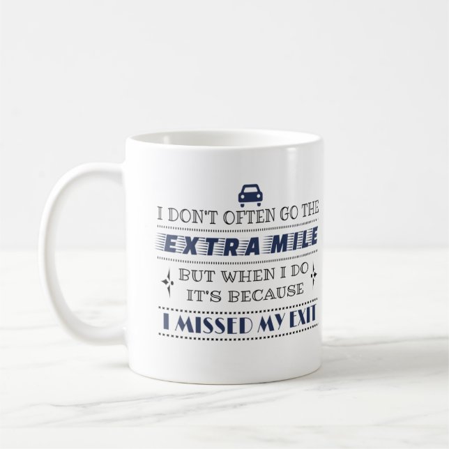 Mug Sortie du pilote du Humour défectueux manquée (Gauche)