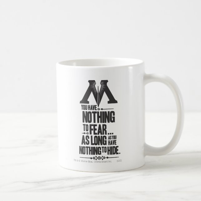 Mug Sortilège Harry Potter | Propagande du Ministère d (Droite)