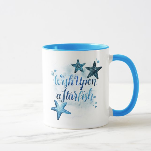 Mug Souhaitez-vous une étoile de mer (Droite)