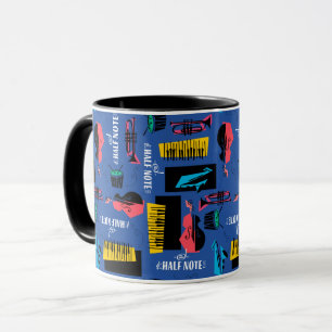 Mug Soul  Motif d'instruments de jazz