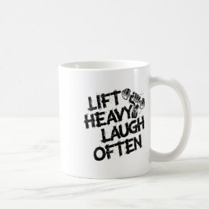 Mug Soulever Lourd Rire Souvent Haltérophile Bodybuild